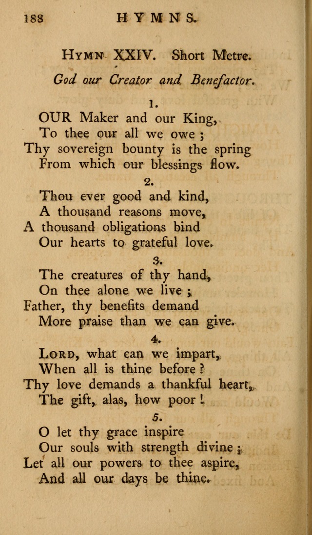 A Collection of Psalms and Hymns for Publick Worship (2nd ed.) page 188