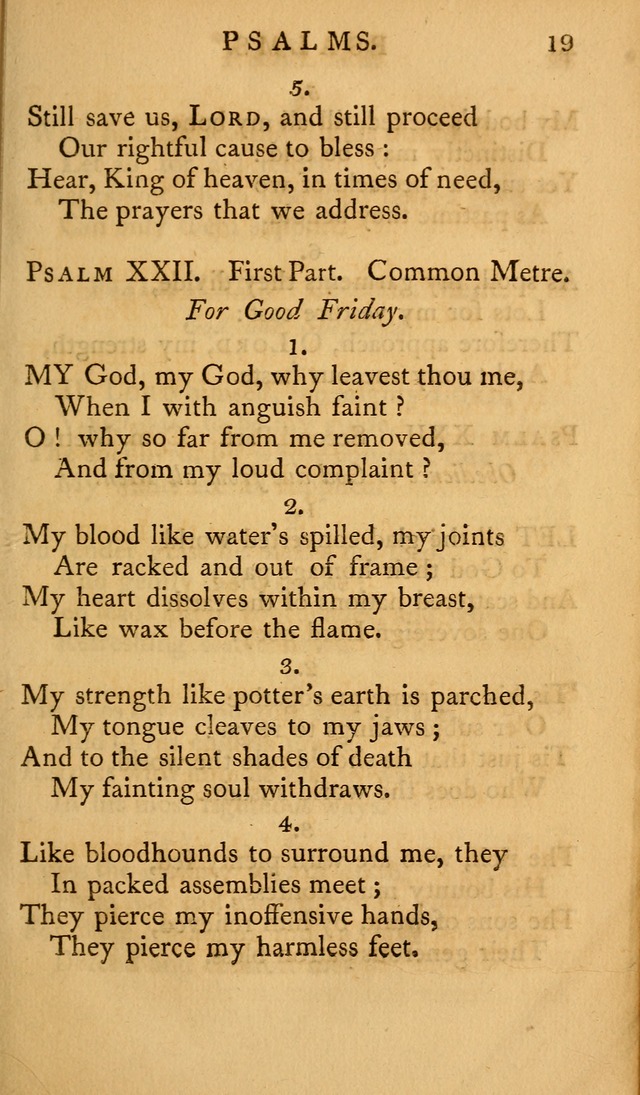 A Collection of Psalms and Hymns for Publick Worship (2nd ed.) page 19