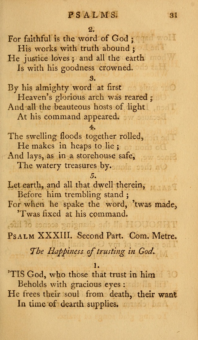 A Collection of Psalms and Hymns for Publick Worship (2nd ed.) page 31