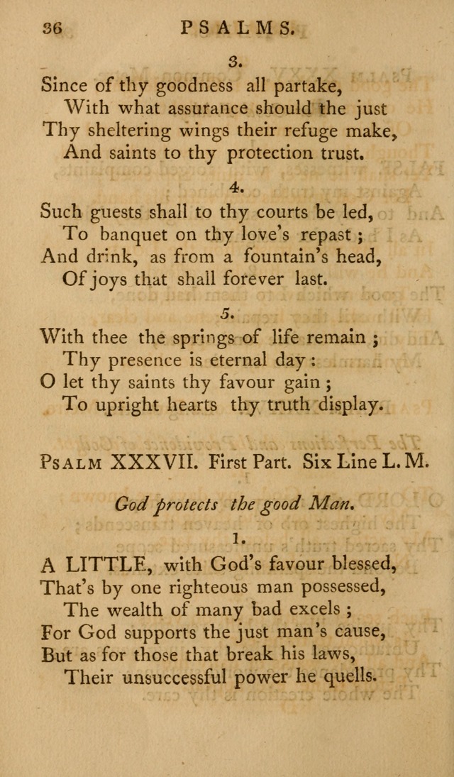 A Collection of Psalms and Hymns for Publick Worship (2nd ed.) page 36