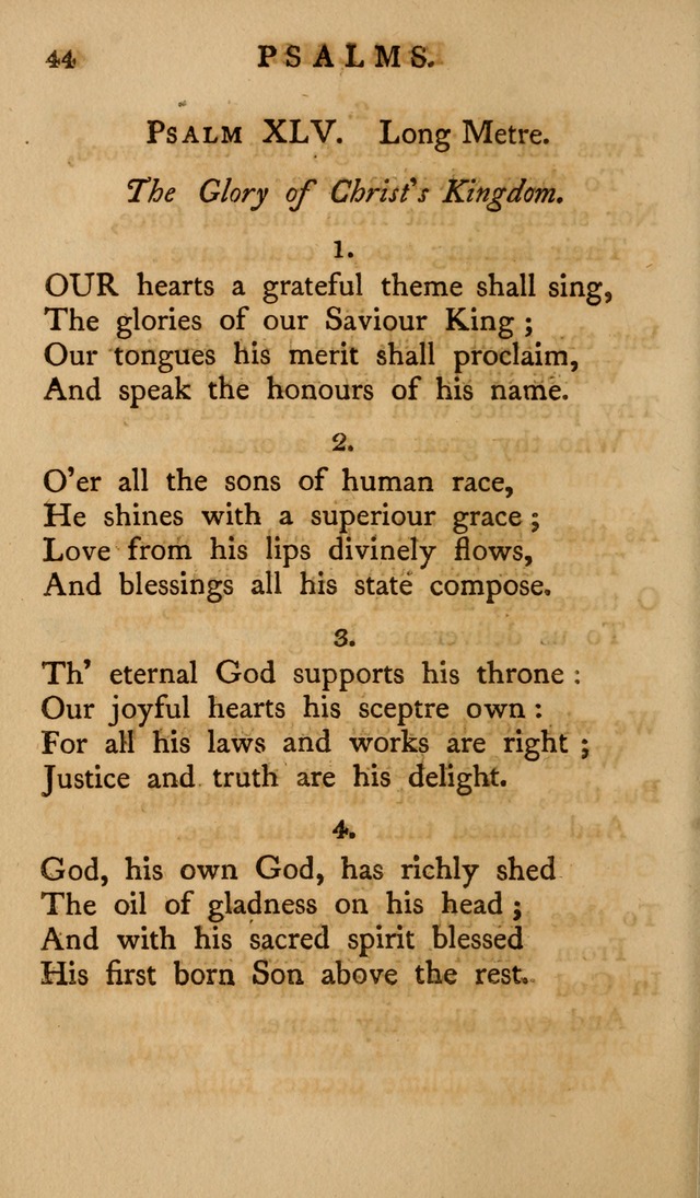 A Collection of Psalms and Hymns for Publick Worship (2nd ed.) page 44