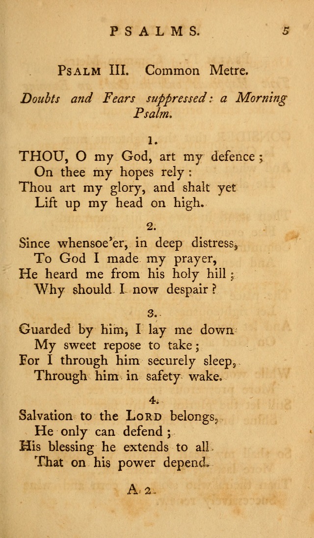 A Collection of Psalms and Hymns for Publick Worship (2nd ed.) page 5