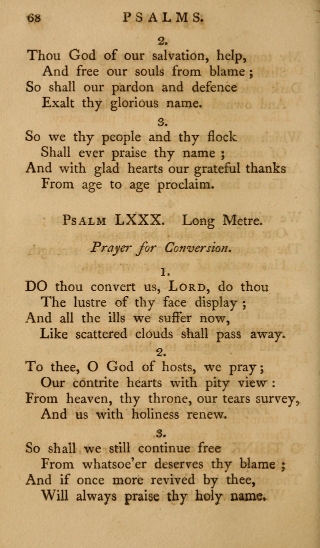 A Collection of Psalms and Hymns for Publick Worship (2nd ed.) page 68