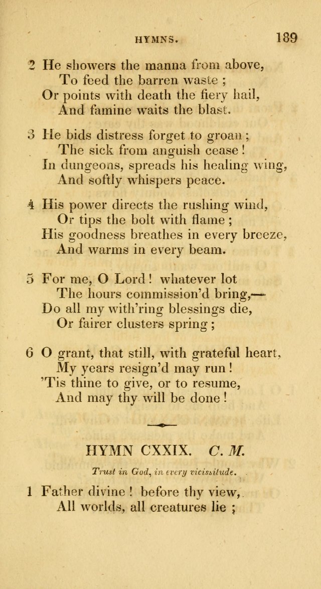 A Collection of Psalms and Hymns for Social and Private Worship page 189