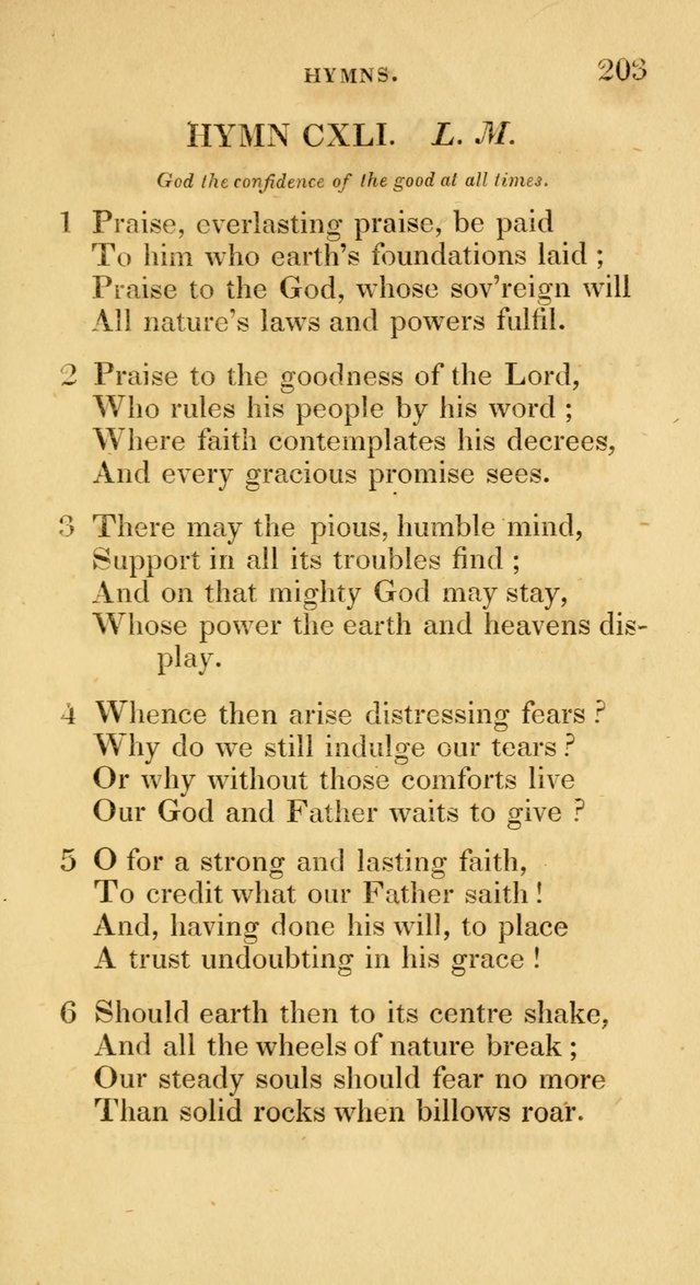 A Collection of Psalms and Hymns for Social and Private Worship page 203