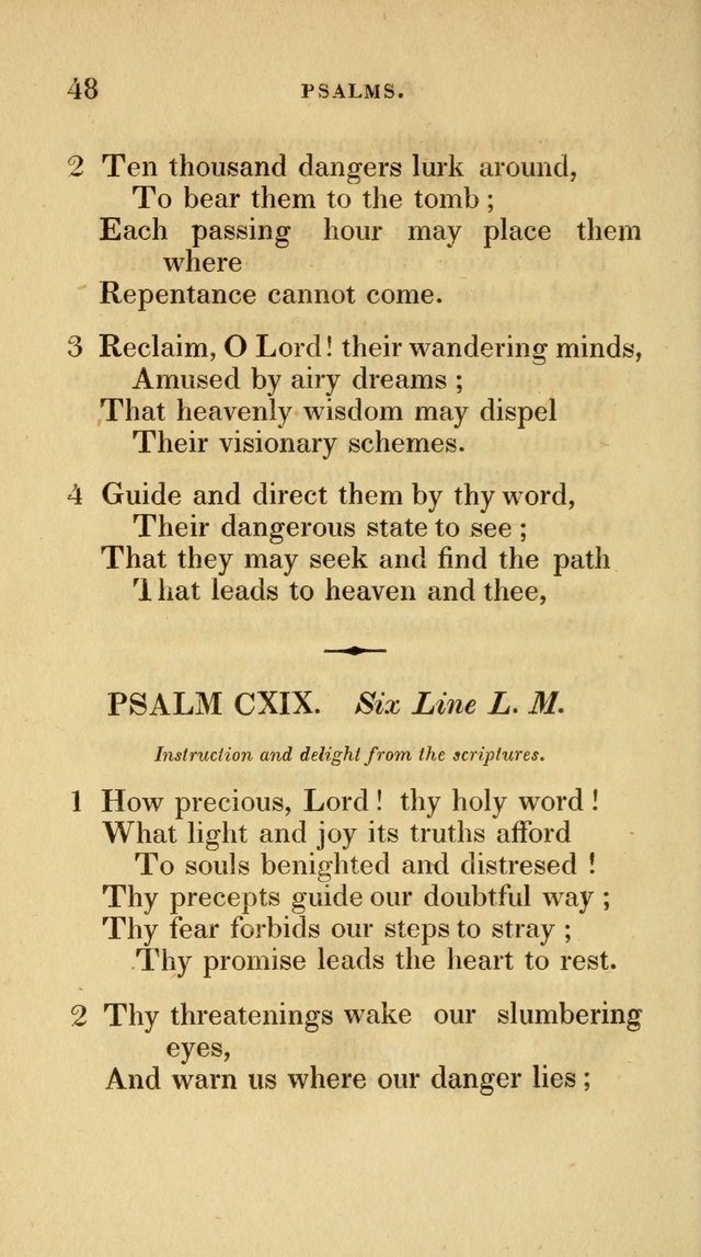 A Collection of Psalms and Hymns for Social and Private Worship page 48