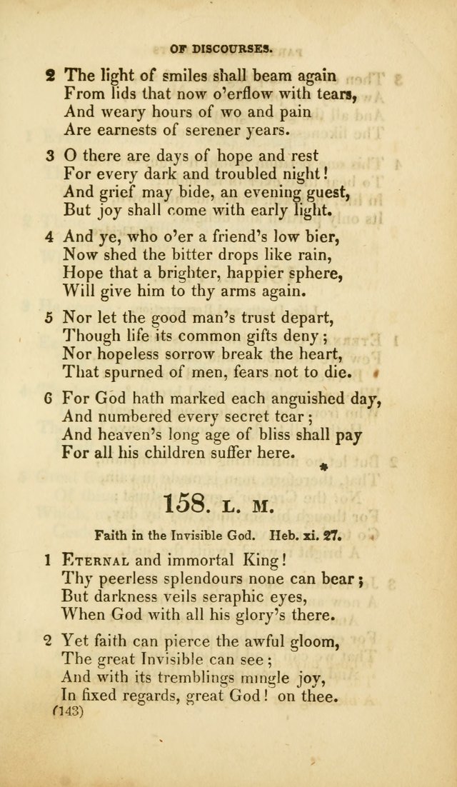 A Collection of Psalms and Hymns, for Social and Private Worship (Rev. ed.  with supplement) page 144