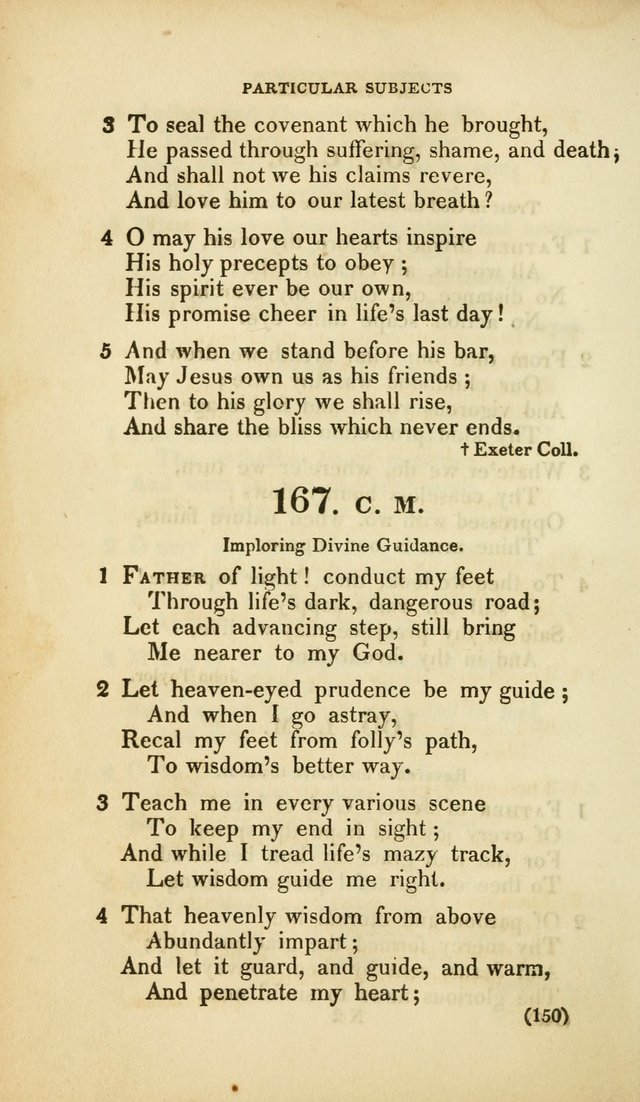 A Collection of Psalms and Hymns, for Social and Private Worship (Rev. ed.  with supplement) page 151