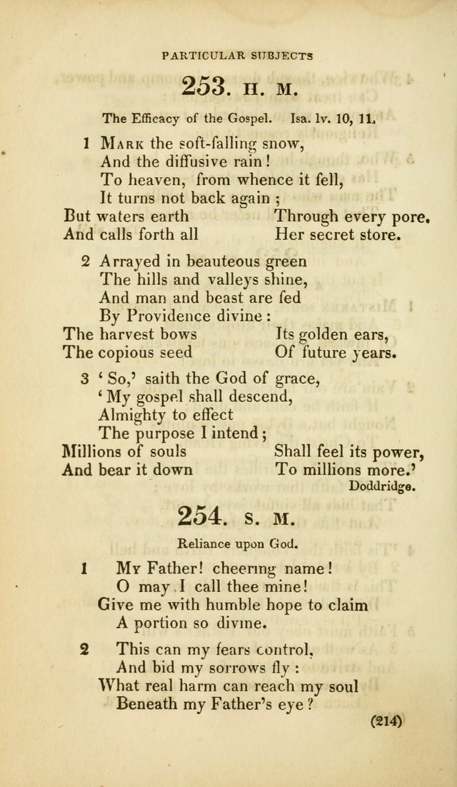 A Collection of Psalms and Hymns, for Social and Private Worship (Rev. ed.  with supplement) page 215