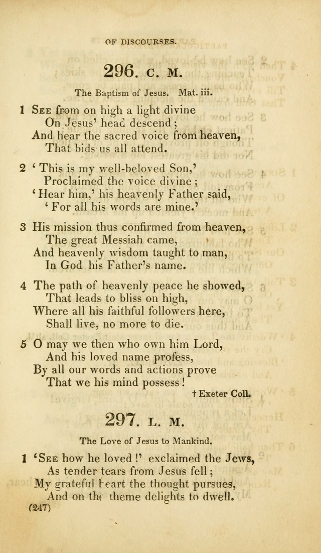 A Collection of Psalms and Hymns, for Social and Private Worship (Rev. ed.  with supplement) page 248