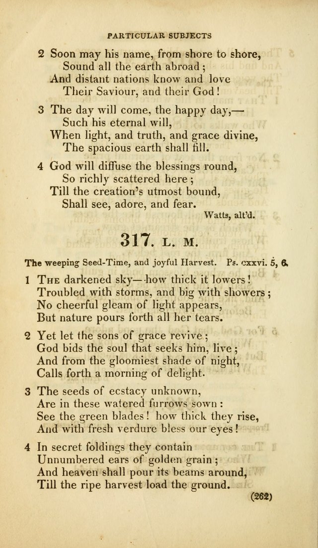 A Collection of Psalms and Hymns, for Social and Private Worship (Rev. ed.  with supplement) page 263