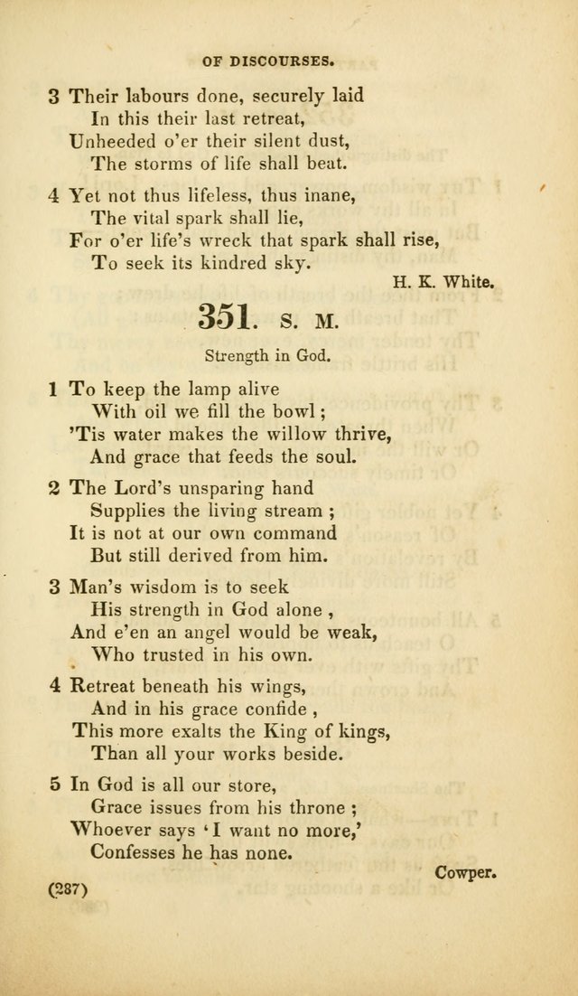 A Collection of Psalms and Hymns, for Social and Private Worship (Rev. ed.  with supplement) page 288