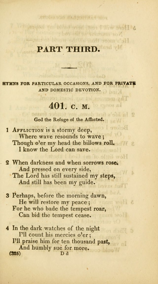 A Collection of Psalms and Hymns, for Social and Private Worship (Rev. ed.  with supplement) page 326