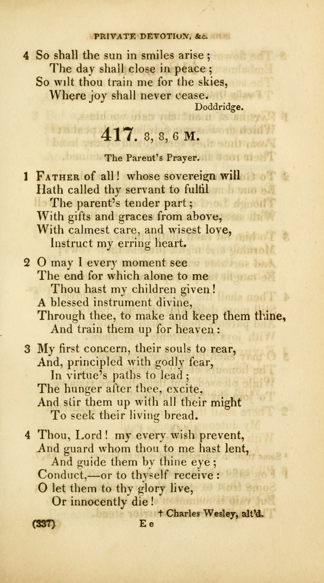 A Collection of Psalms and Hymns, for Social and Private Worship (Rev. ed.  with supplement) page 338