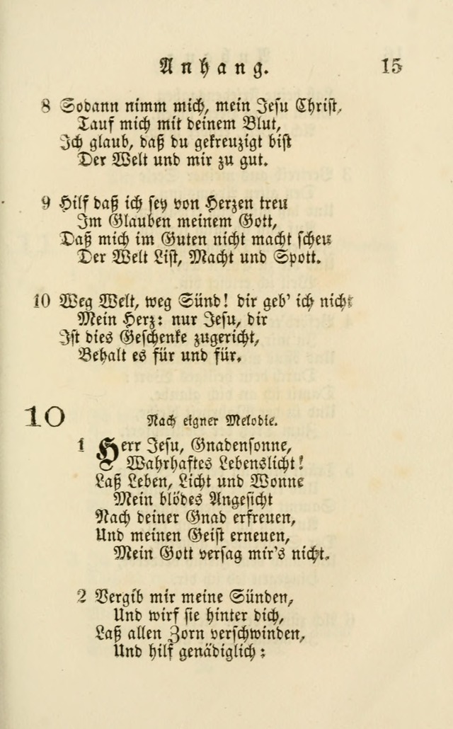 A Collection of Psalms, Hymns, and Spiritual Songs: suited to the various occasions of public worship and private devotion of the church of Christ: with an appendix of  German hymns page 399
