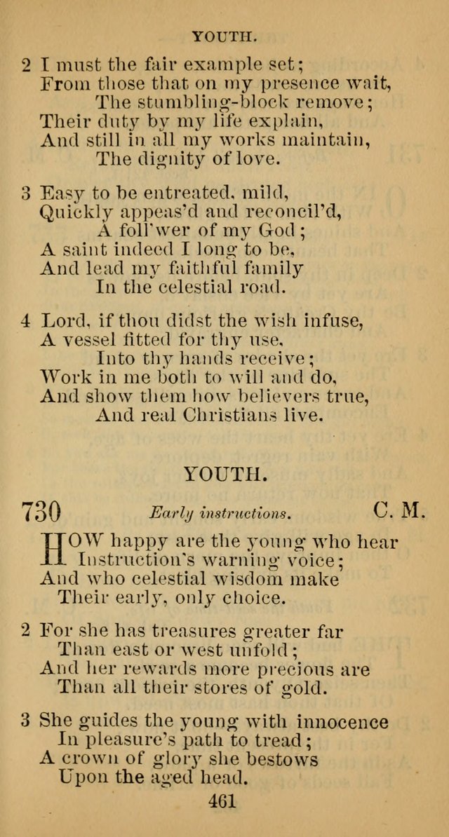 A Collection of Psalms, Hymns and Spiritual Songs; suited to the various kinds of Christian worship; and especially designed for and adapted to the Fraternity of the Brethren... page 468