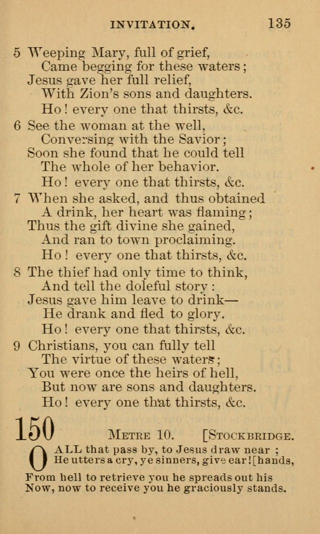 A Collection of Psalms and Hymns: suited to the various occasions of public worship and private devotion page 135