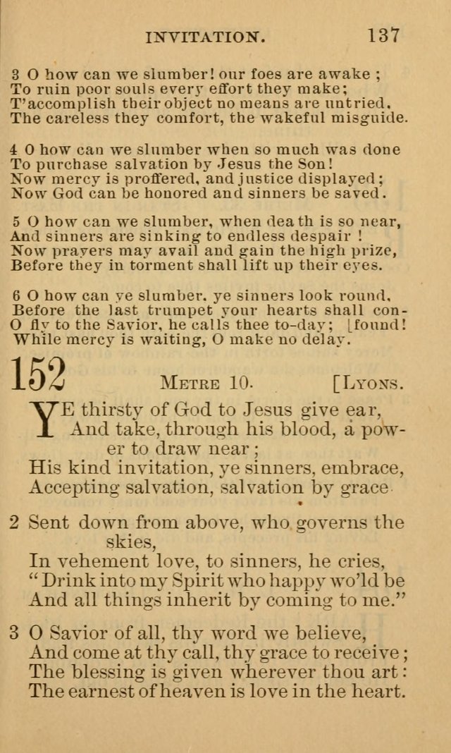 A Collection of Psalms and Hymns: suited to the various occasions of public worship and private devotion page 137