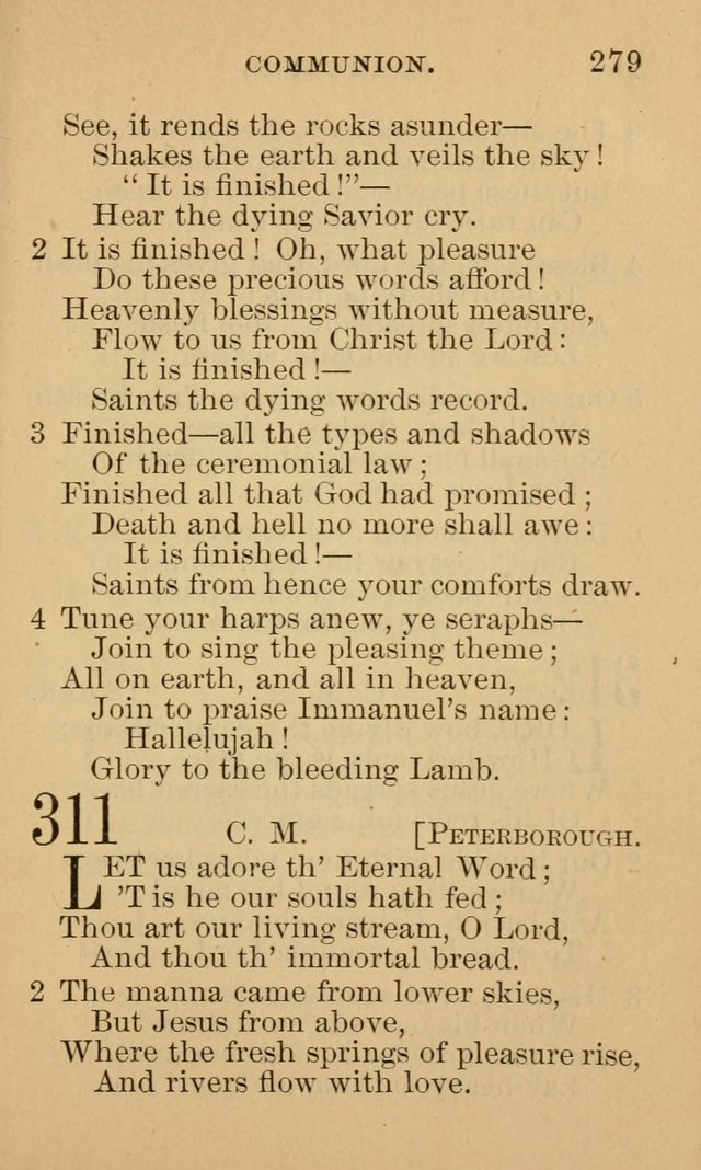 A Collection of Psalms and Hymns: suited to the various occasions of public worship and private devotion page 279