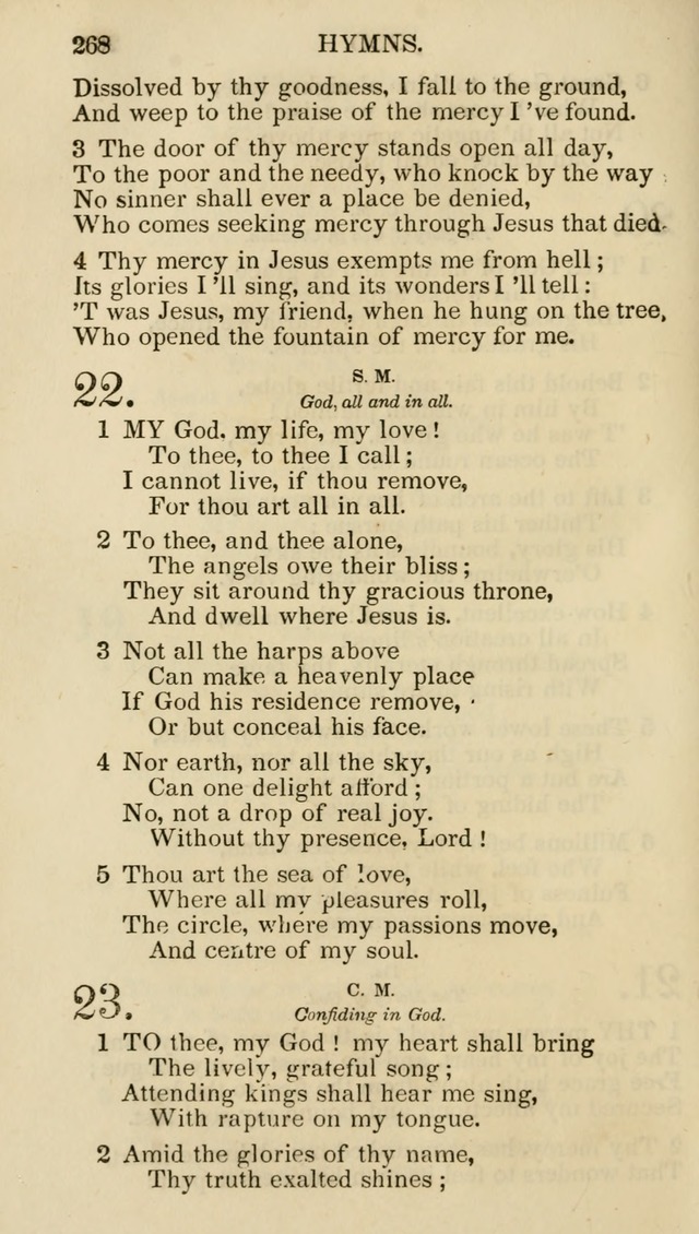 Church Psalmist: or psalms and hymns for the public, social and private use of evangelical Christians (5th ed.) page 270