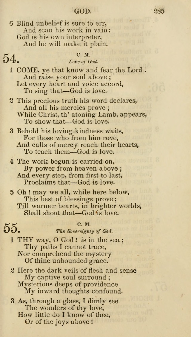 Church Psalmist: or psalms and hymns for the public, social and private use of evangelical Christians (5th ed.) page 287