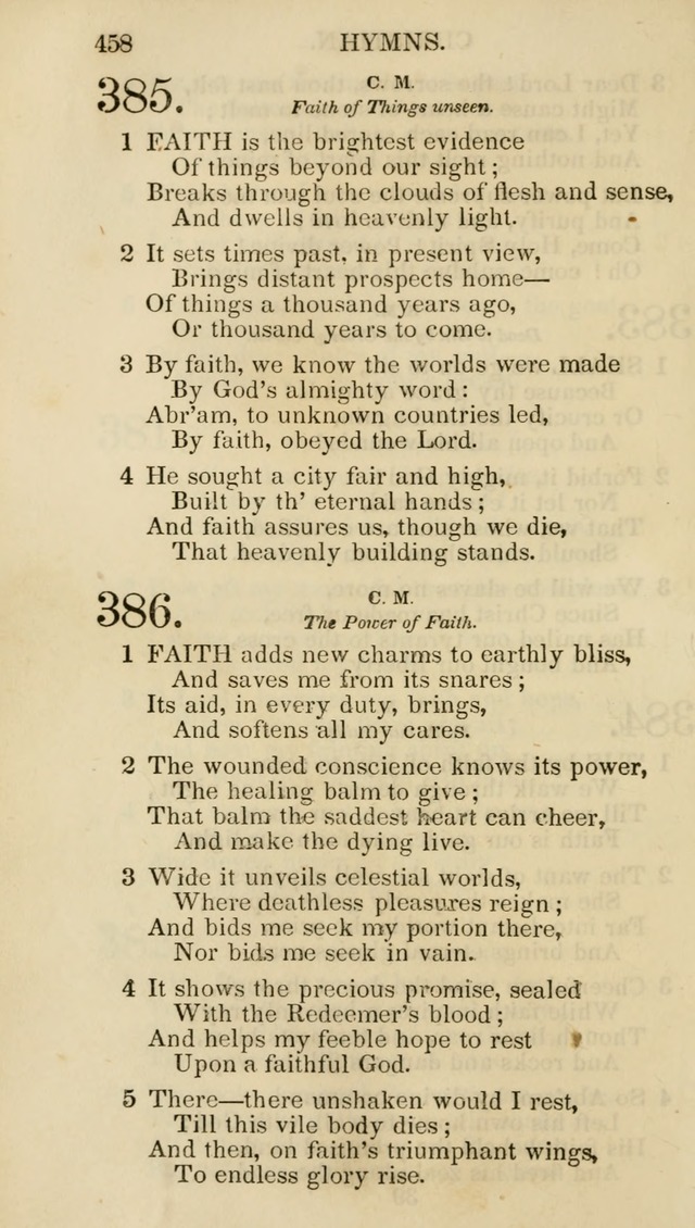 Church Psalmist: or psalms and hymns for the public, social and private use of evangelical Christians (5th ed.) page 460