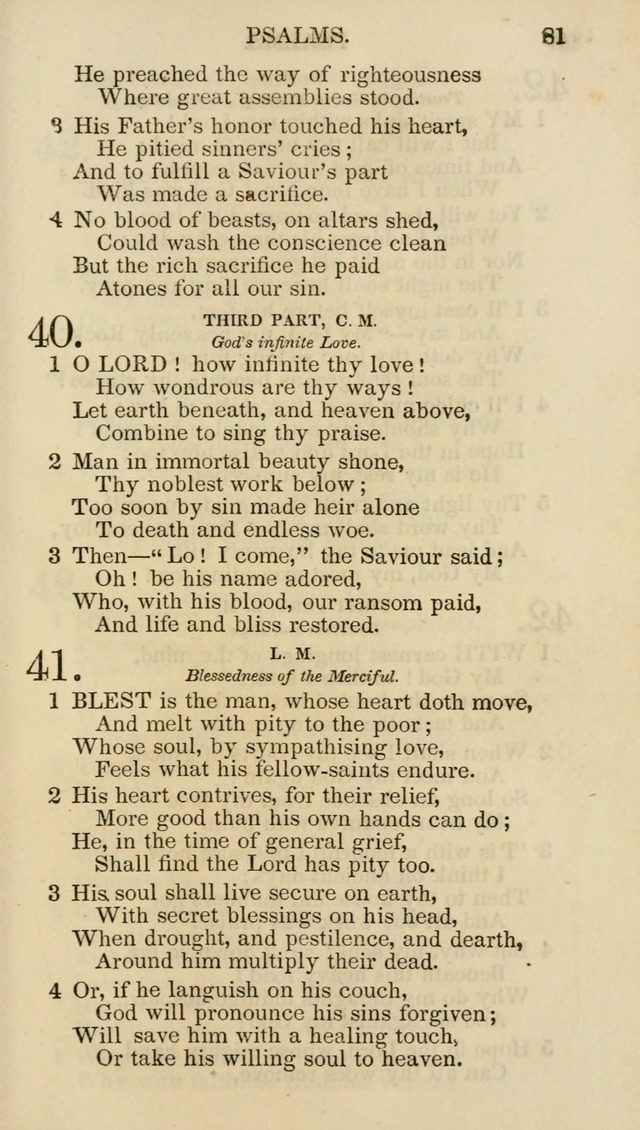 Church Psalmist: or psalms and hymns for the public, social and private use of evangelical Christians (5th ed.) page 83