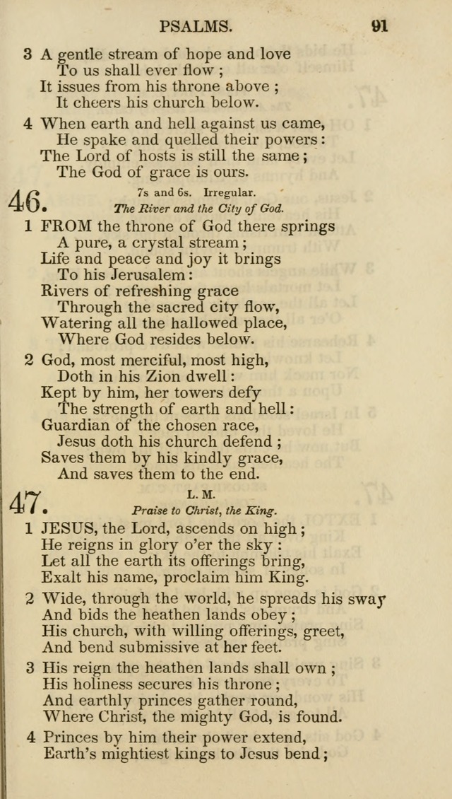 Church Psalmist: or psalms and hymns for the public, social and private use of evangelical Christians (5th ed.) page 93