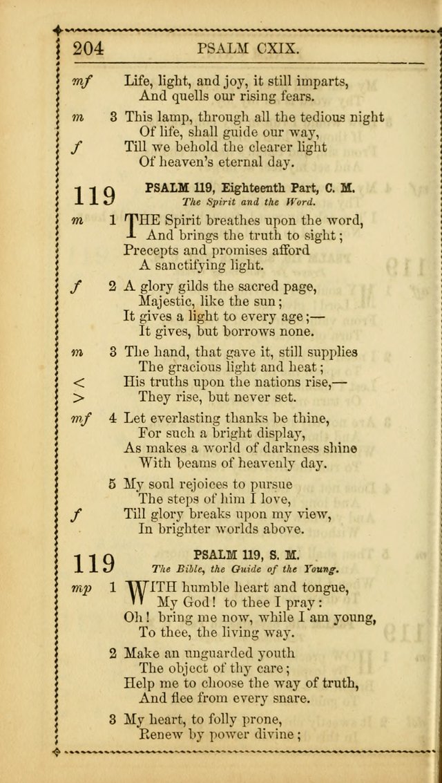 Church Psalmist: or, psalms and hymns, for the public, social and private use of Evangelical Christians. With Supplement. (53rd ed.) page 203