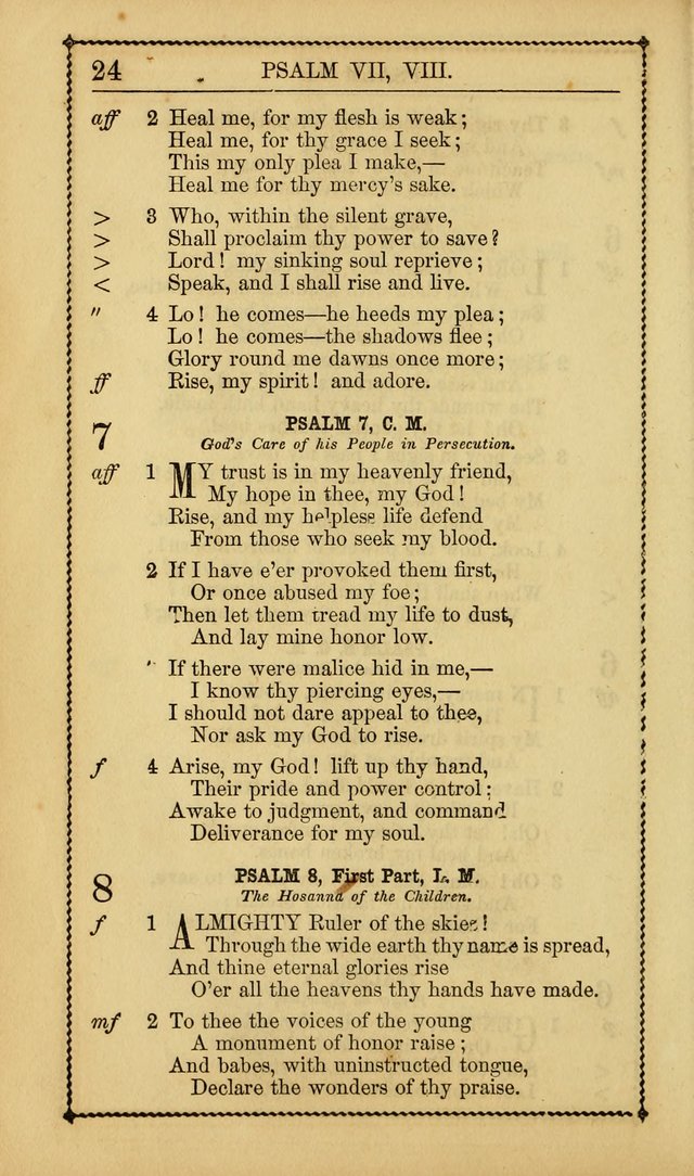 Church Psalmist: or, psalms and hymns, for the public, social and private use of Evangelical Christians. With Supplement. (53rd ed.) page 23