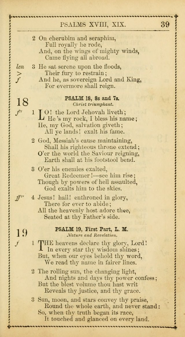 Church Psalmist: or, psalms and hymns, for the public, social and private use of Evangelical Christians. With Supplement. (53rd ed.) page 38