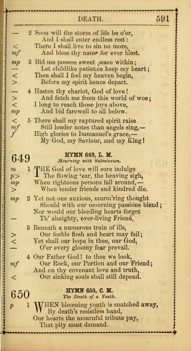 Church Psalmist: or, psalms and hymns, for the public, social and private use of Evangelical Christians. With Supplement. (53rd ed.) page 590