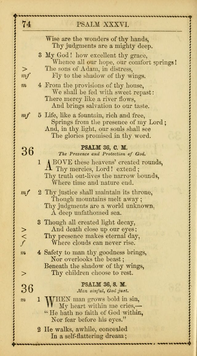 Church Psalmist: or, psalms and hymns, for the public, social and private use of Evangelical Christians. With Supplement. (53rd ed.) page 73