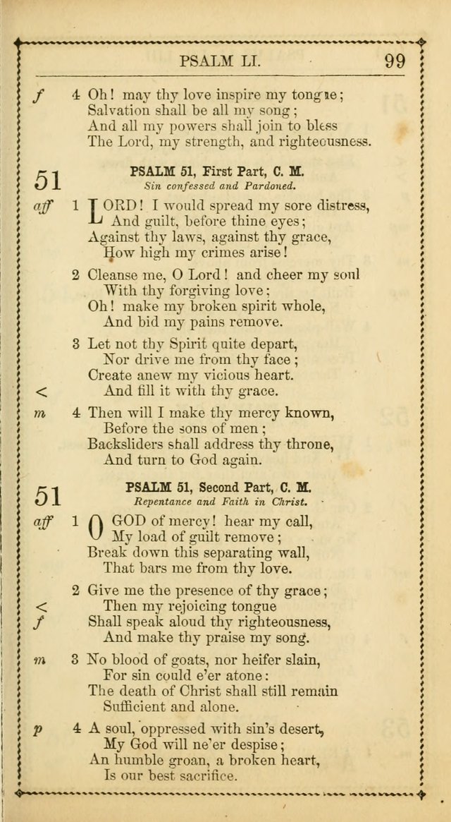 Church Psalmist: or, psalms and hymns, for the public, social and private use of Evangelical Christians. With Supplement. (53rd ed.) page 98