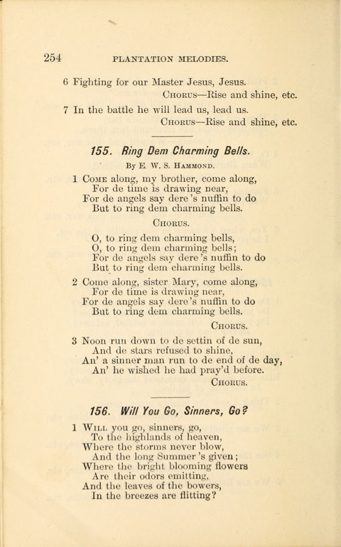A Collection of Revival Hymns and Plantation Melodies page 260