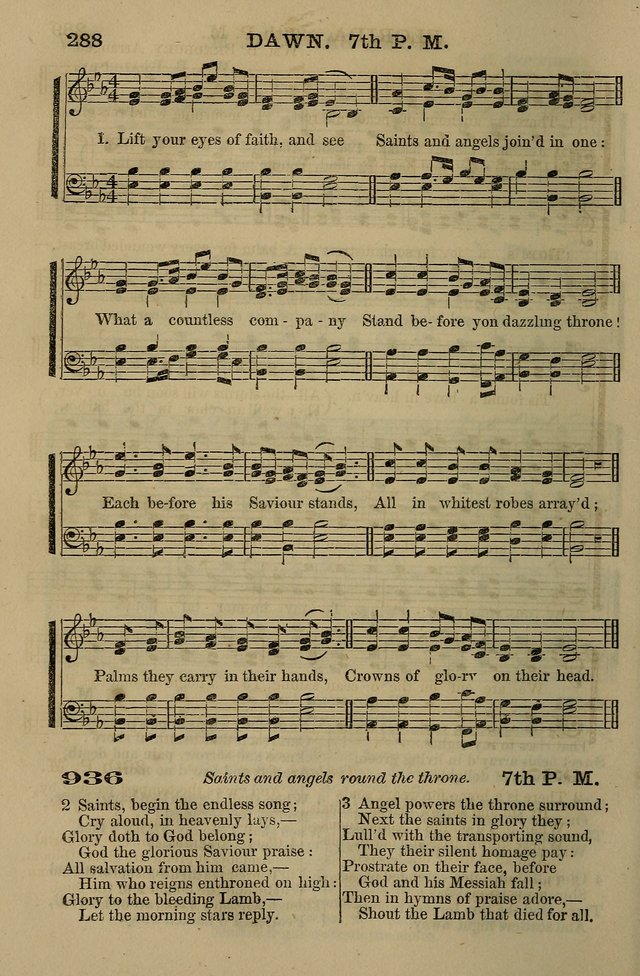 The Centenary Singer: a collection of hymns and tunes popular during the last one hundred years page 288