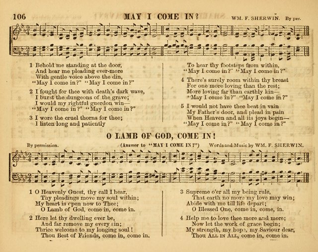 Christian Songs: for the Sunday School page 106