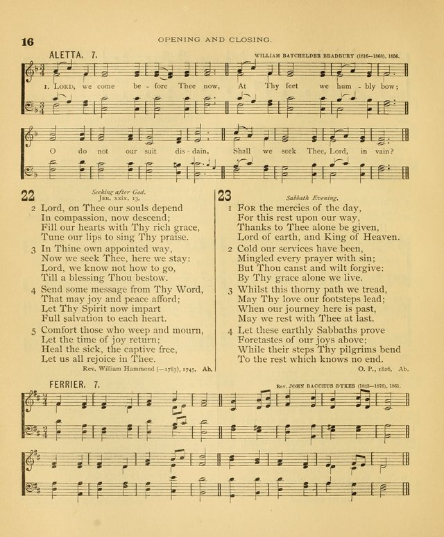 Carmina Sanctorum: a selection of hymns and songs of praise with tunes page 17