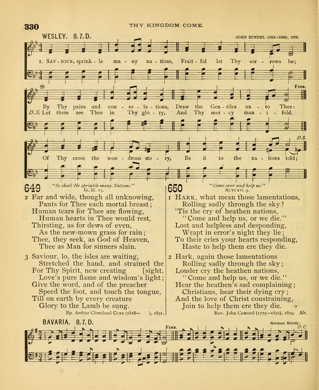 Carmina Sanctorum: a selection of hymns and songs of praise with tunes page 333