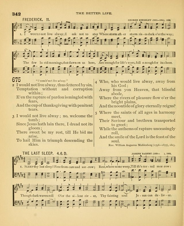Carmina Sanctorum: a selection of hymns and songs of praise with tunes page 345