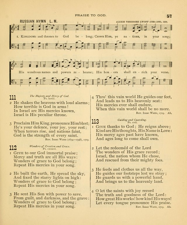 Carmina Sanctorum: a selection of hymns and songs of praise with tunes page 58