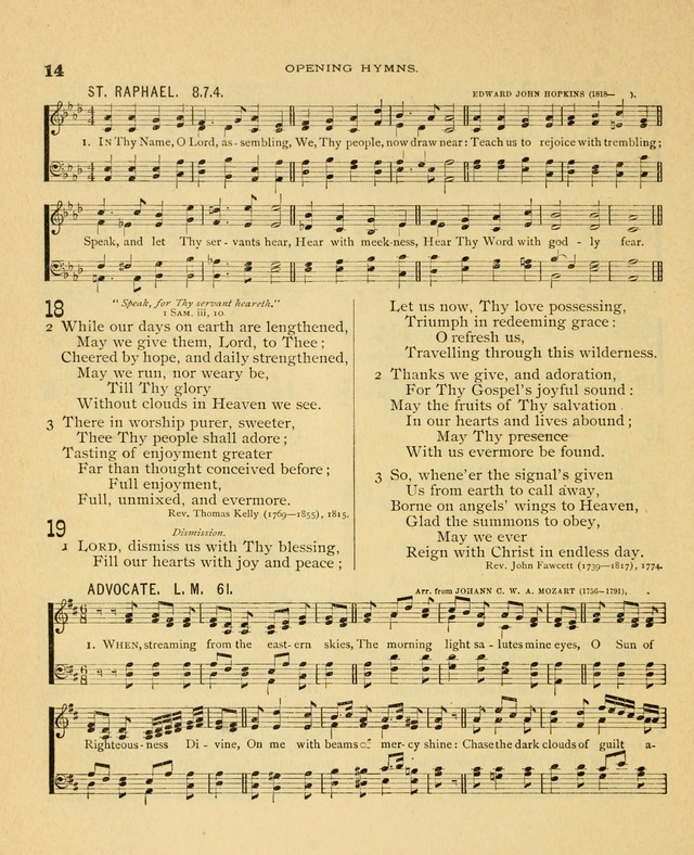 Carmina Sanctorum, a selection of hymns and songs of praise with tunes page 15