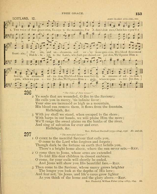 Carmina Sanctorum, a selection of hymns and songs of praise with tunes page 154