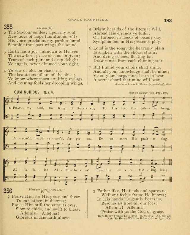 Carmina Sanctorum, a selection of hymns and songs of praise with tunes page 184