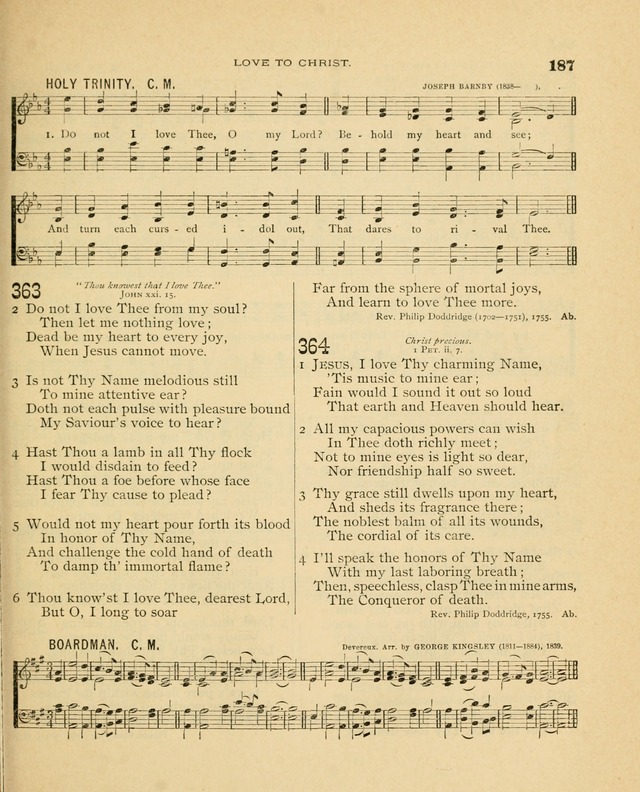Carmina Sanctorum, a selection of hymns and songs of praise with tunes page 188