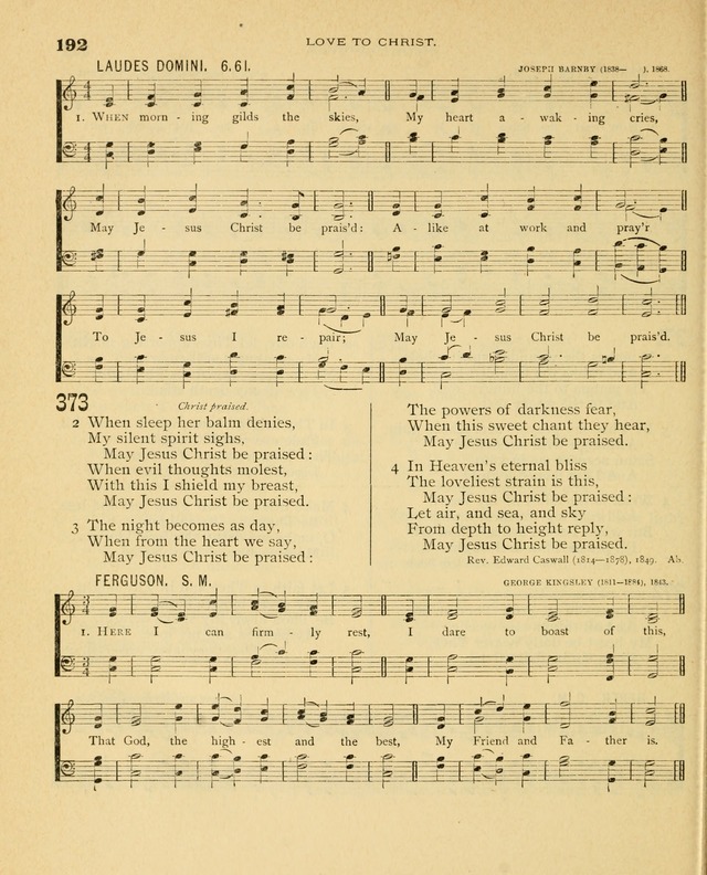 Carmina Sanctorum, a selection of hymns and songs of praise with tunes page 193