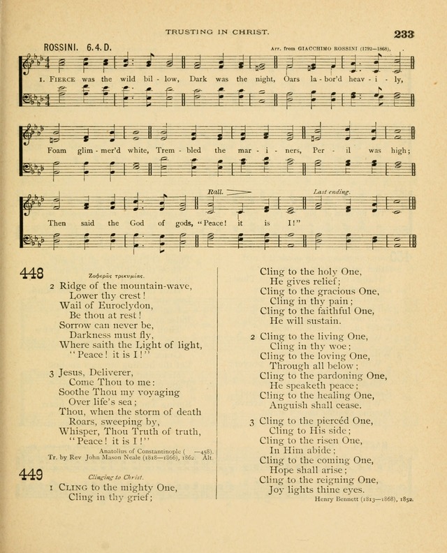 Carmina Sanctorum, a selection of hymns and songs of praise with tunes page 234