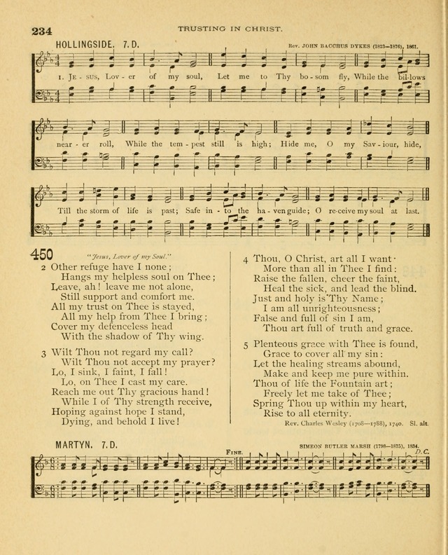 Carmina Sanctorum, a selection of hymns and songs of praise with tunes page 235