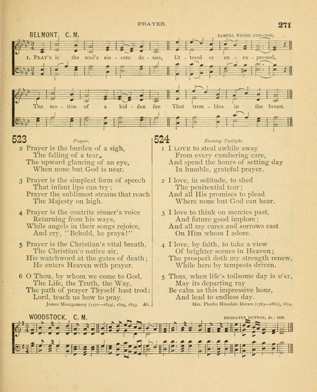 Carmina Sanctorum, a selection of hymns and songs of praise with tunes page 272