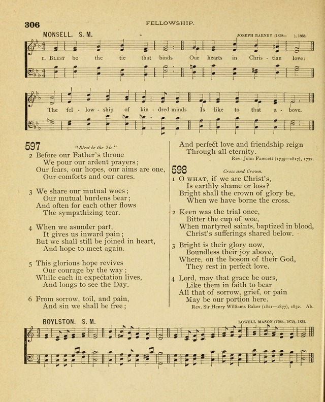 Carmina Sanctorum, a selection of hymns and songs of praise with tunes page 307